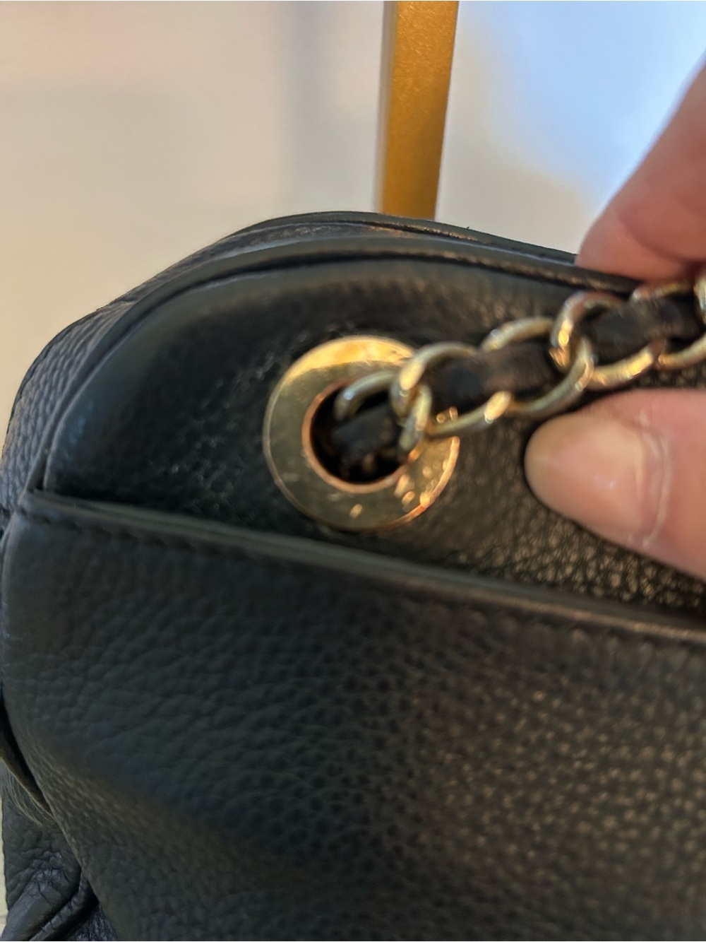 Tory Burch Thea Chain Black Leather Crossbody Bag EXCELLENT CONDITION - Picture 8 of 16